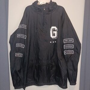 Grateful Trust God Clean House‎ Help Others Recovery Sober Black Windbreaker XL